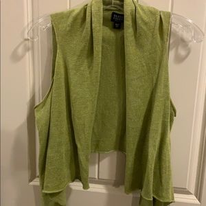 Eileen Fisher sleeveless cardigan